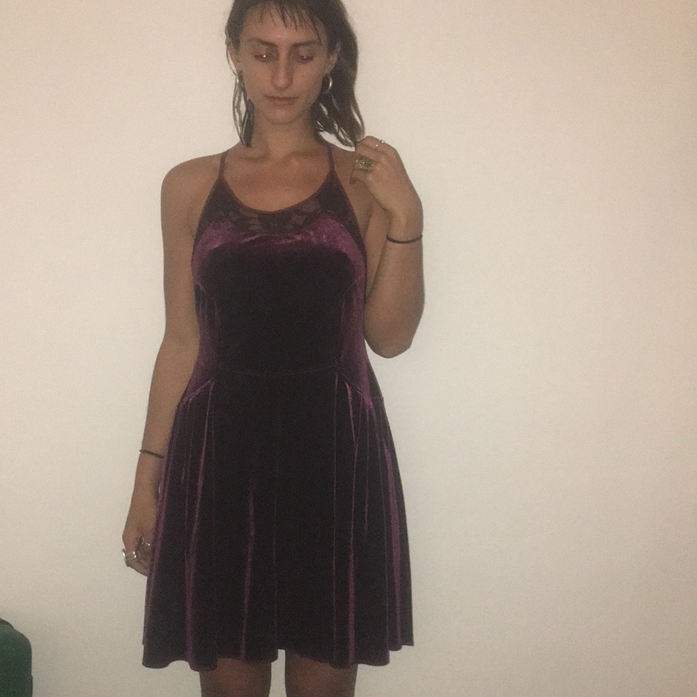 Velvet free people dress